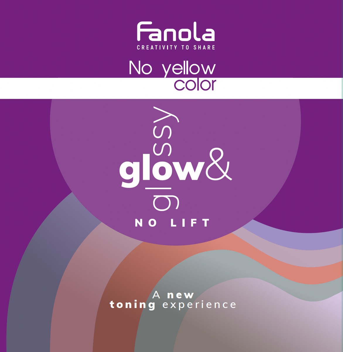 Fanola Glow and Glossy Color Chart