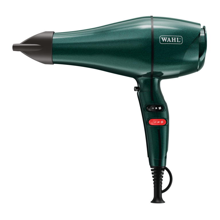 WAHL Pro Keratin 2200W Hair Dryer Midnight Green