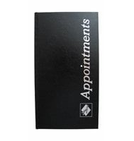 Agenda Appointment Book 3 Assistant Black