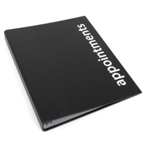 Agenda Loose Leaf Binder 4/6 Assistant - Black