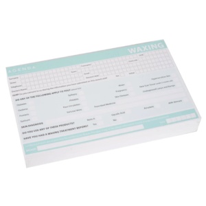 Agenda Record Cards Waxing