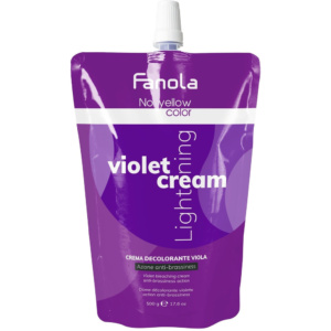 Fanola Color No Yellow Violet Bleaching Cream - 500g