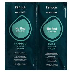Fanola Wonder No Red Shampoo & Mask Softness and Brightness 15ml Sample