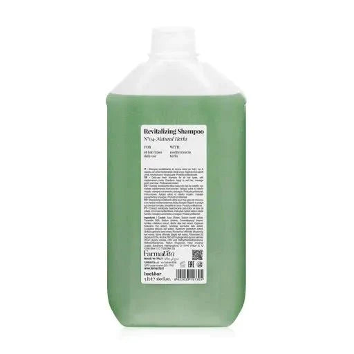 FarmaVita Back Bar Revitalising Shampoo No.04 - Natural Herbs 5 Litre