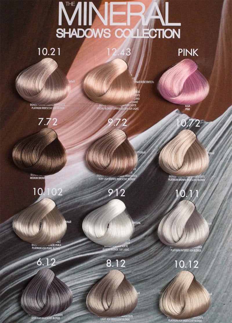 FarmaVita The Mineral Shadows Collection Shade Chart