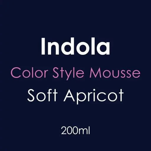 Indola Color Style Mousse - Soft Apricot 200ml