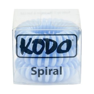 Kodo Baby Blue Spiral Hair Bobbles