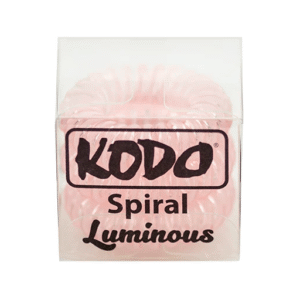 Kodo Luminous Baby Pink Spiral Hair Bobbles