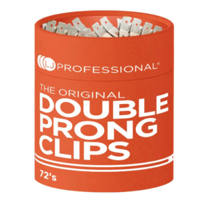 LJ Professional Curl Clips Double Prong - pack of 72