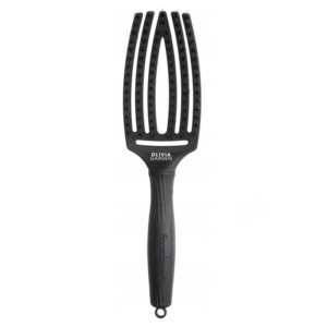 Olivia Garden - Fingerbrush Care - Iconic - Boar & Nylon - Full Black - Medium