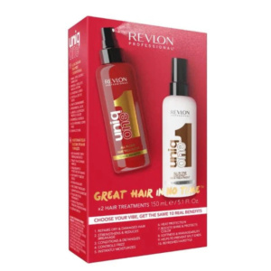 Revlon Uniq One Duo Pack - Classic Red + Coconut 10 in 1 Treatment Spray 2x 150ml