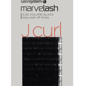 Salon System Marvelash Assorted 0.20 Volume Black J Curl Lashes