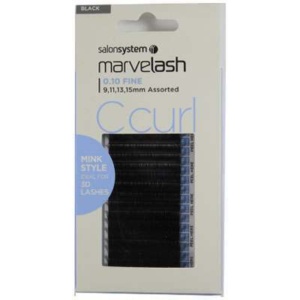 Salon System Marvelash C Curl Lash Extensions 0.10 Assorted-Mink Style