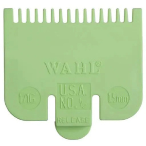 WAHL No.1/2 Attachment Comb 1.5mm Cut Lime Green 1/16